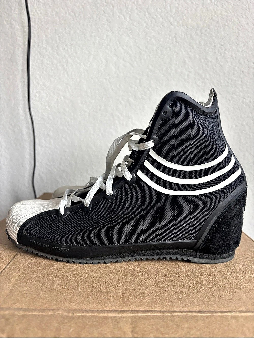 Y-3 Wedge High Top Sneakers